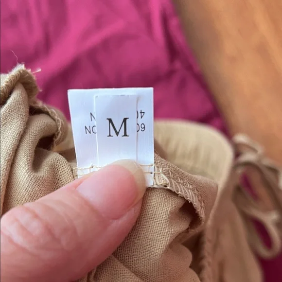 2 new Amazon Burgundy and Tan Drawstring Pants - Picture 2 of 16